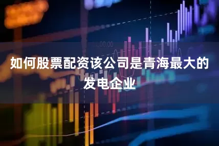 如何股票配资该公司是青海最大的发电企业